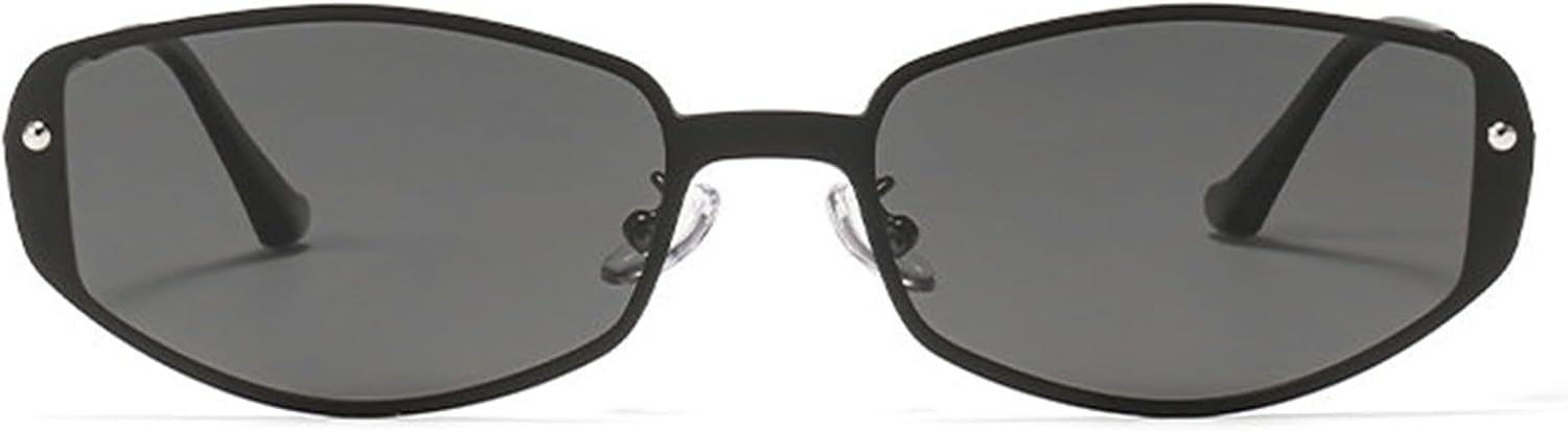 

Солнцезащитные очки Willochra Retro, маленькие, неправильной формы, овальные, модные, без оправы, с прозрачными линзами с градиентом, защита от УФ-излучения UV400, мужские солнцезащитные очки, C2