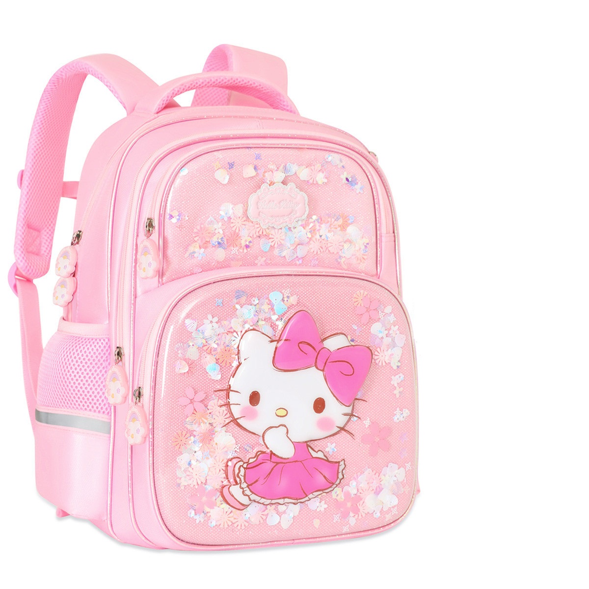 

Sanrio Полиэстеровый рюкзак туба унисекс розовый фиолетовый, Hello Kitty Pink