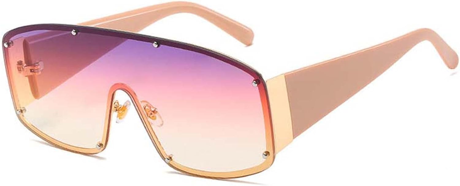 

Солнцезащитные очки Xinxin AMFG с крупной оправой и градиентным цветом для мужчин и женщин, декоративные, для защиты от солнца на открытом воздухе (Цвет: F, Размер: Средний), F