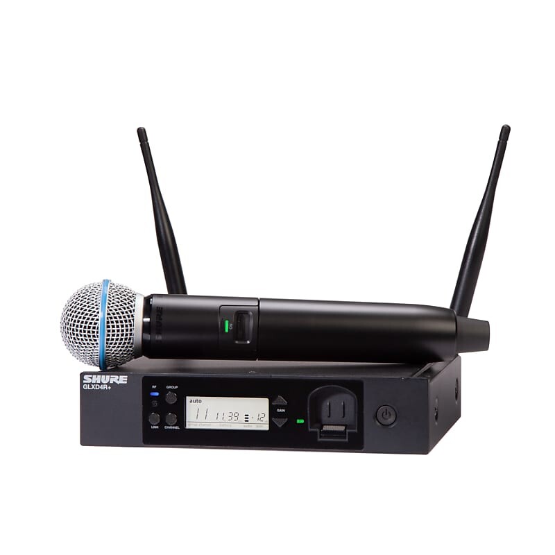 

Микрофон Shure Shure GLXD24R+/B58A Digital Wireless Rack System