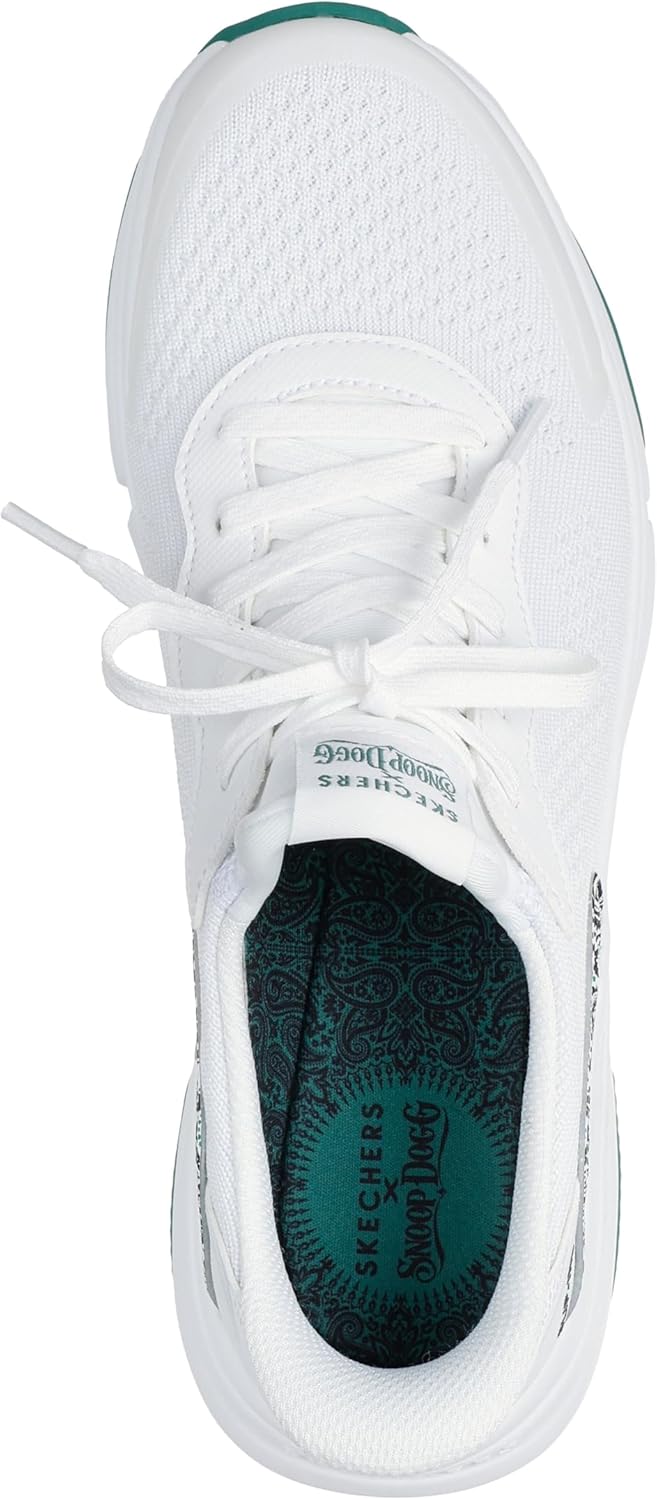 Мужские слипоны Skechers Snoop Sparrow Flex - Soarin' Hands Free, Wht — фото 3