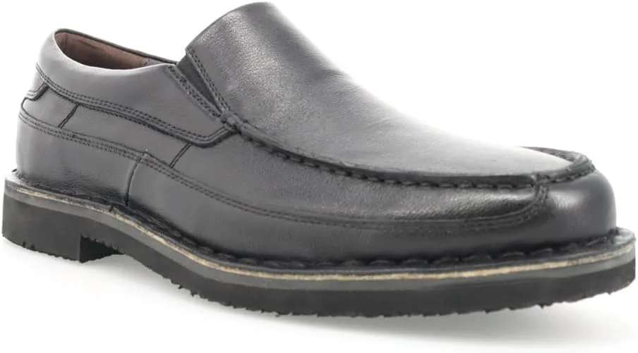 Мужские туфли Propet Flynn Slip On Moc Toe - черные Propét, черный — фото 3