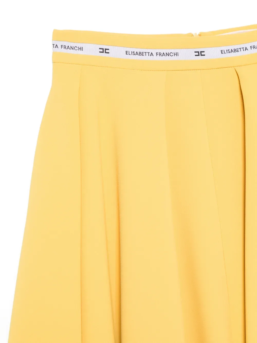 Юбка с поясом с логотипом Elisabetta Franchi La Mia Bambina, желтый — фото 3