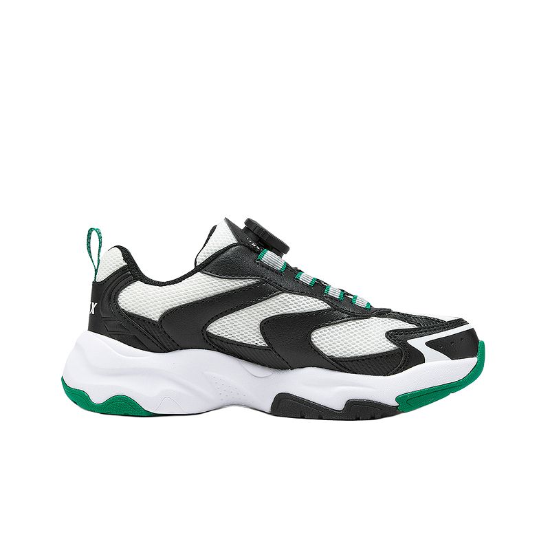 Skechers Kids Детские нескользящие износостойкие низкие повседневные кроссовки для мальчиков, черные, зеленые — фото 2