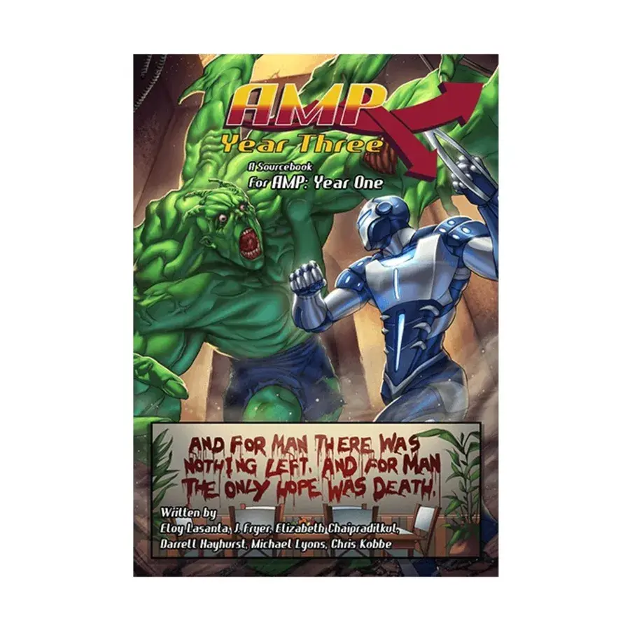 

AMP - Year Three, Roleplaying Games (Third Eye Games), мягкая обложка