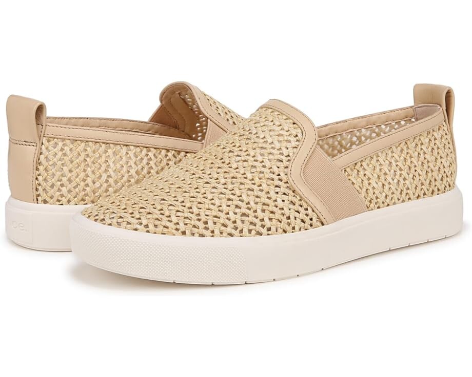 

Кроссовки Vince Blair Slip-On Sneakers, цвет Natural Raffia