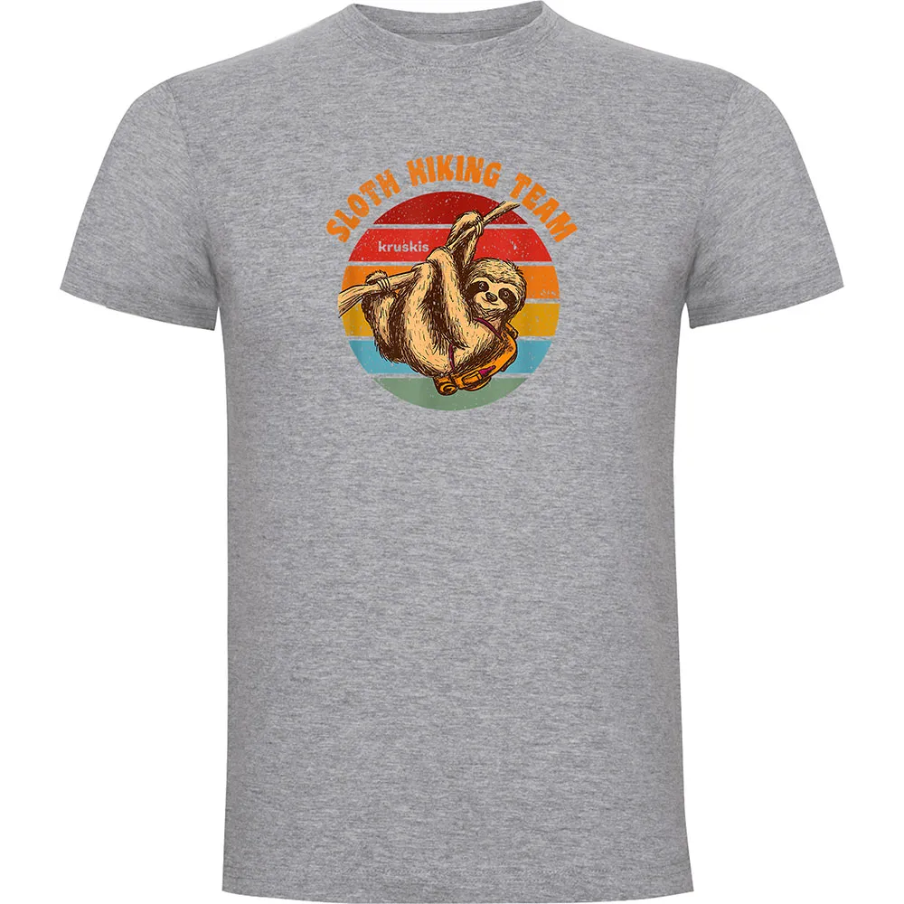 

Футболка с коротким рукавом Kruskis Sloth Hiking Team, серый