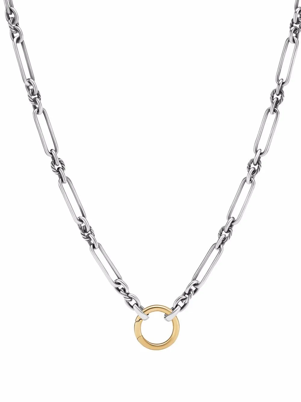 

Колье Lexington из желтого золота David Yurman, серебяный