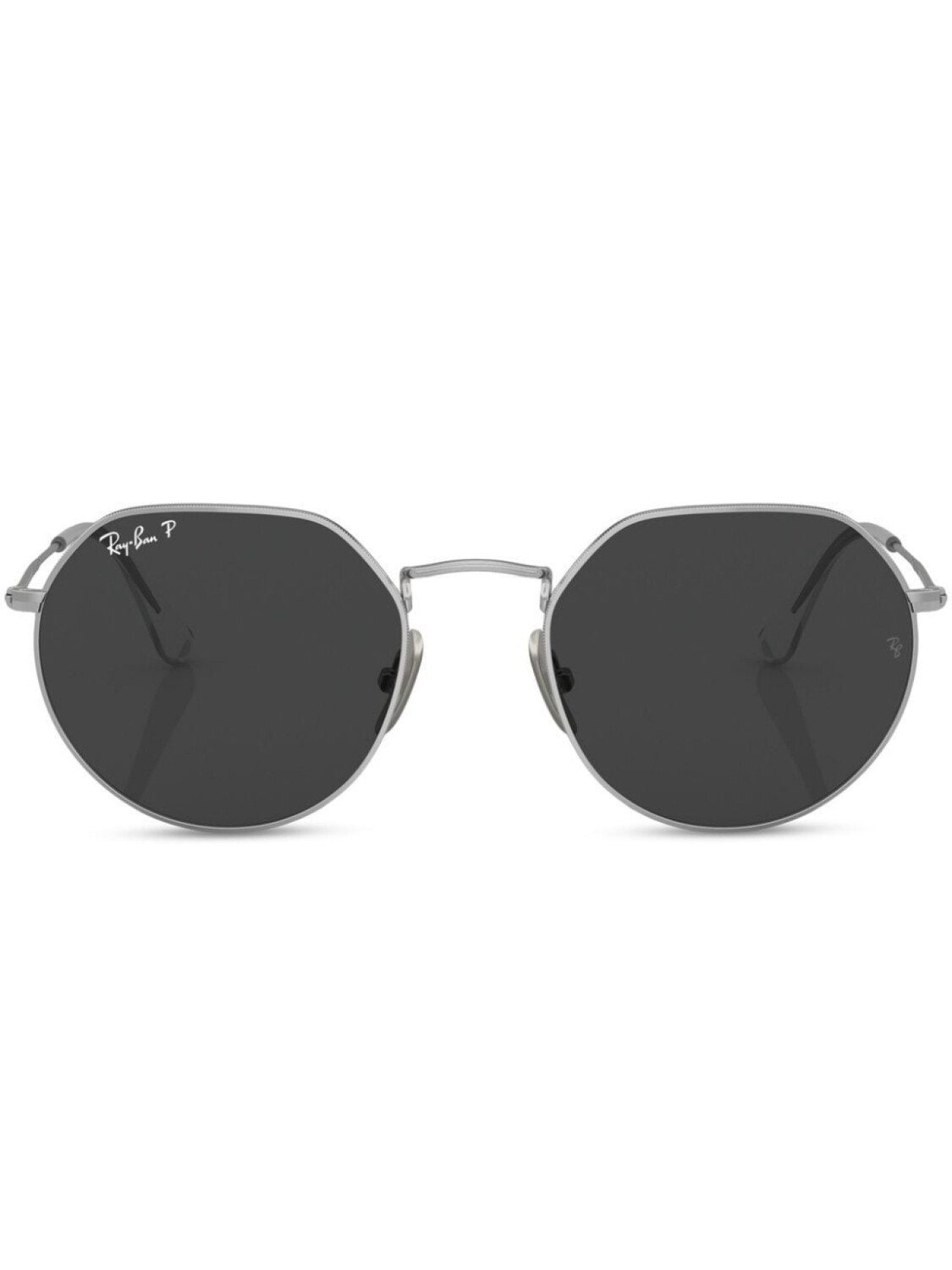 

Ray-Ban солнцезащитные очки Jack Titanium, серебристый