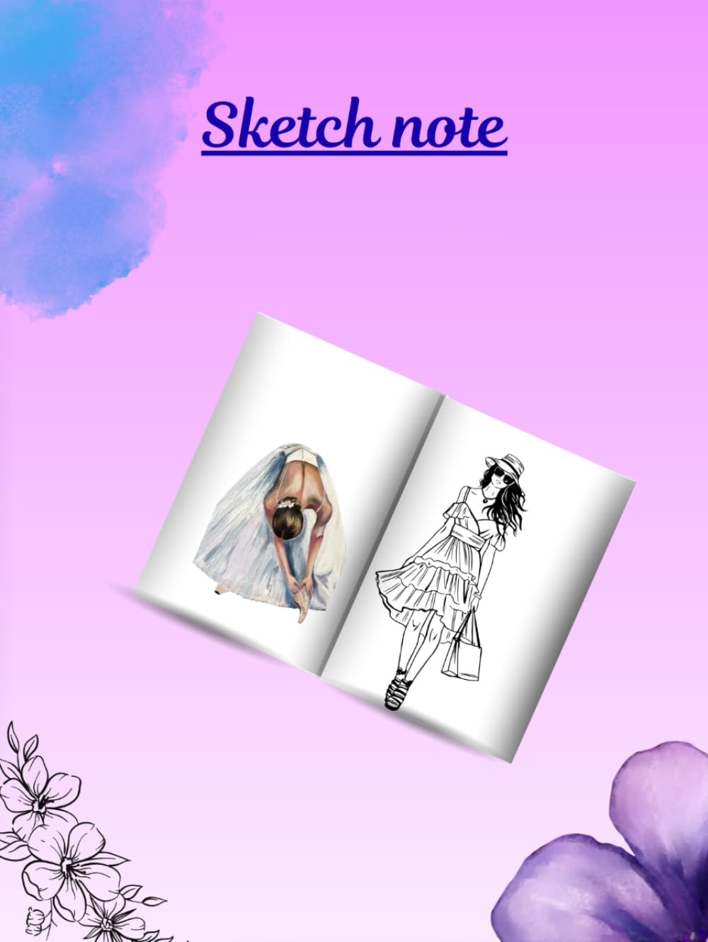 

Sketch note: 8.5 x11 inch & 75 nos. blank pages (Independently published)