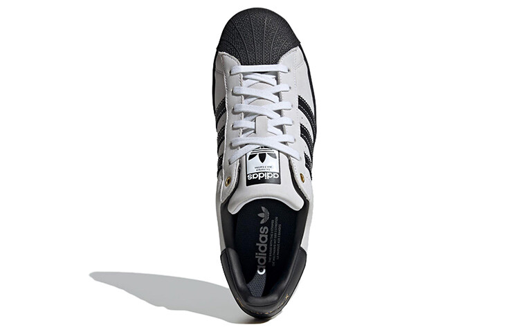 Adidas originals Superstar Обувь для скейтбординга унисекс, Black/White — фото 4