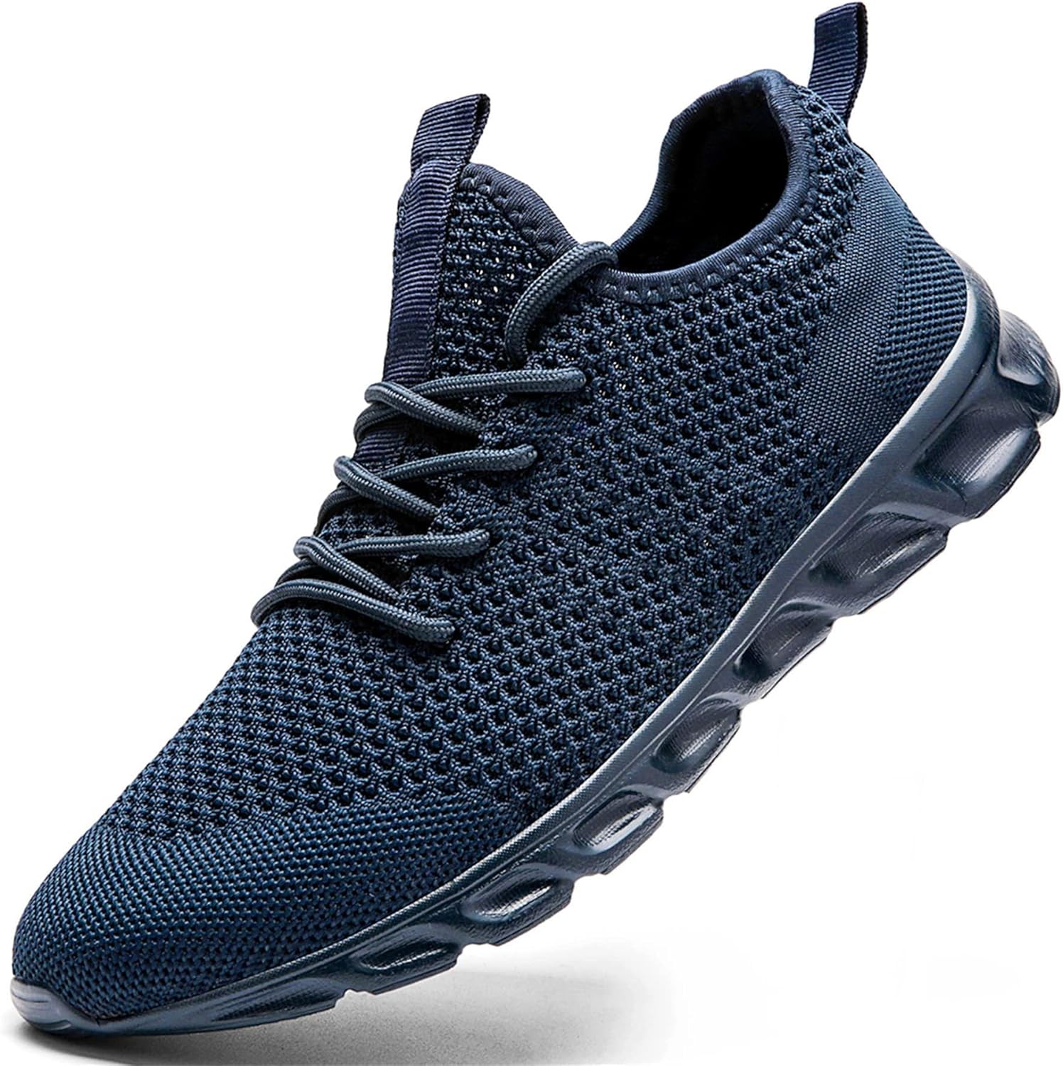 

Мужские легкие кроссовки Damyuan для бега, ходьбы, спортзала, повседневные спортивные обувь, модные кроссовки для прогулок, темно-синий