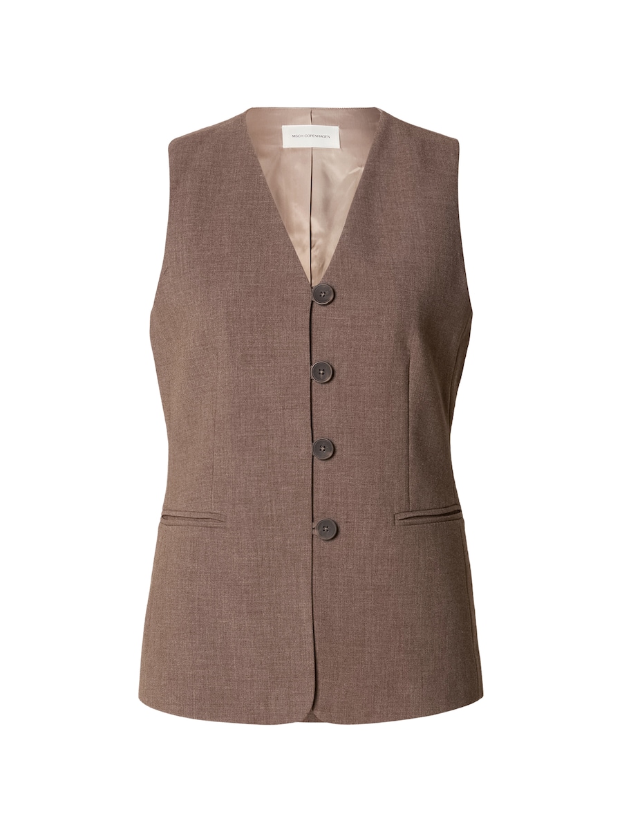 

Костюмный жилет MSCH COPENHAGEN Rosina Michelle, темно-коричневый
