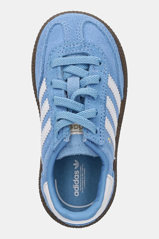Детские замшевые кроссовки Handball Spezial Adidas Originals, синий — фото 4
