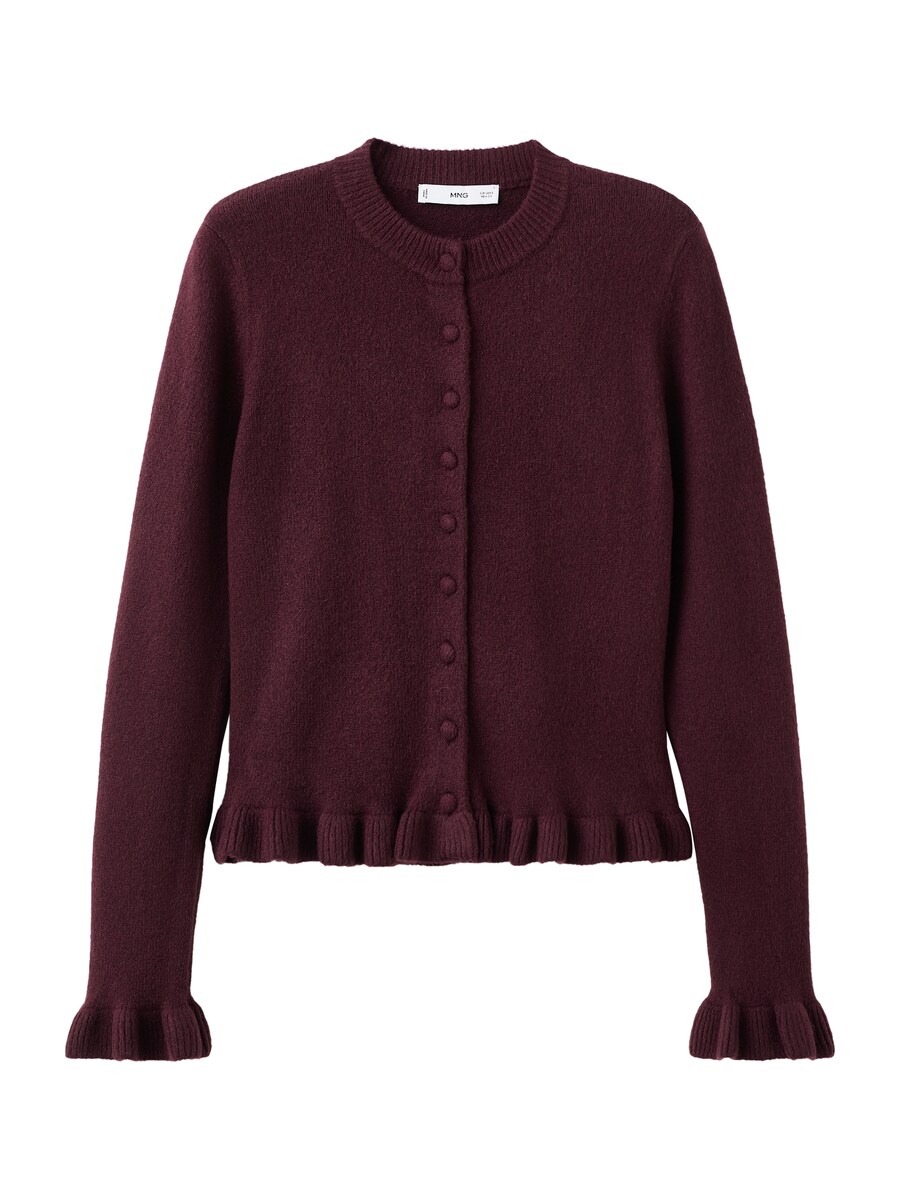 

Вязаный кардиган MANGO FLEUR, Burgundy