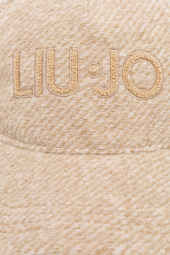 

Шерстяная кепка с козырьком Liu Jo, бежевый