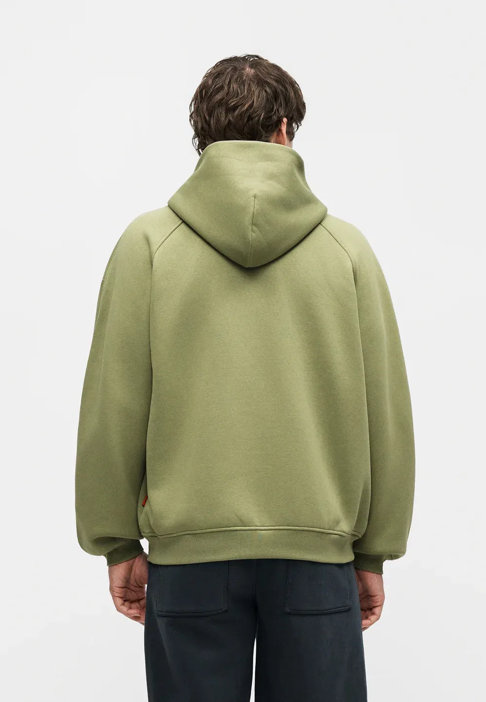 Толстовка на молнии Jordan, Alligator/Medium Olive — фото 3