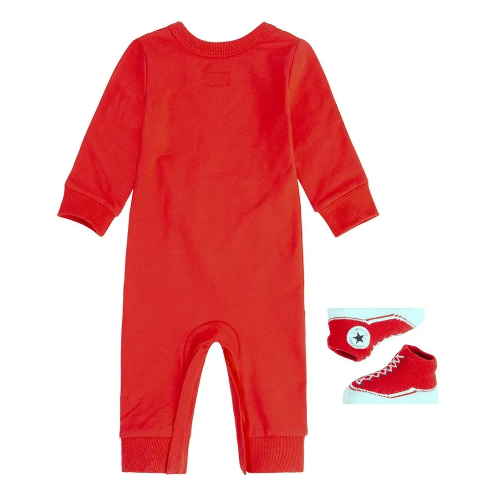 Комбинезон Converse Kids Lil Chuck, красный — фото 2