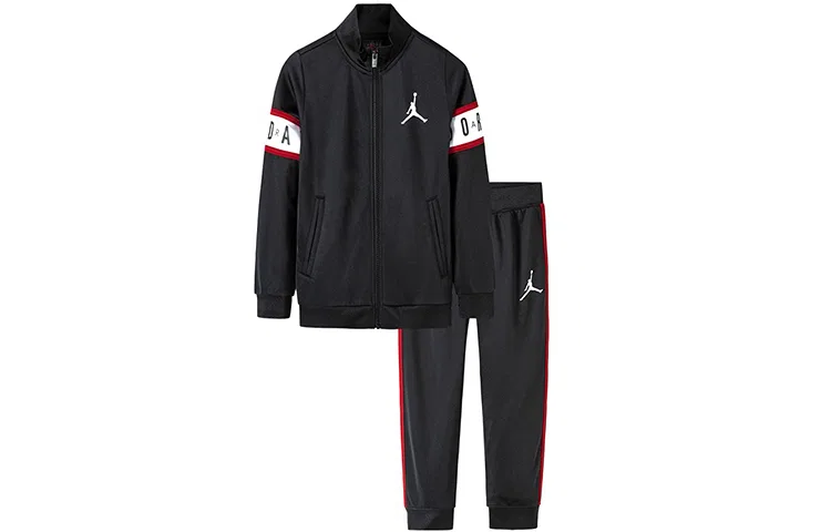 Детский спортивный комплект с курткой и брюками Jordan, Jet Black