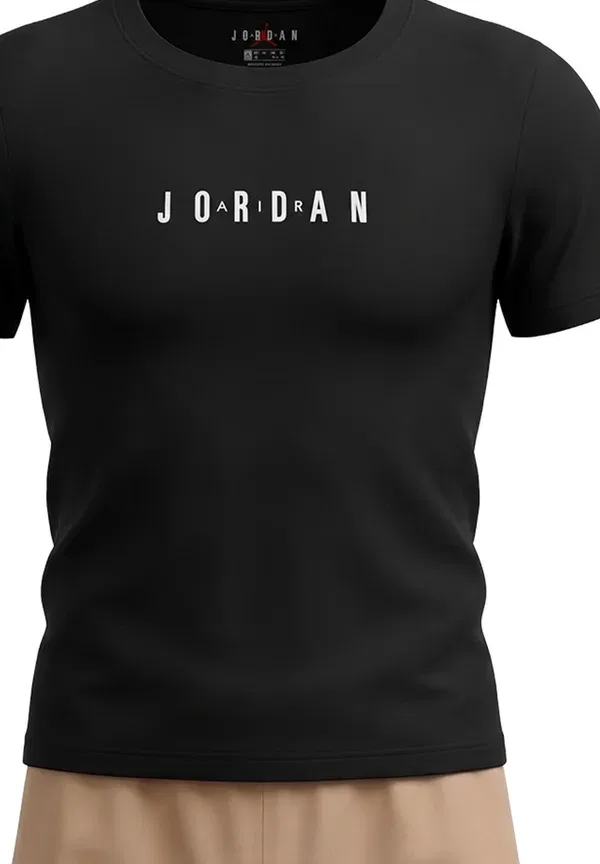 Полный детский комплект - спортивные штаны Jordan, бежевый — фото 3