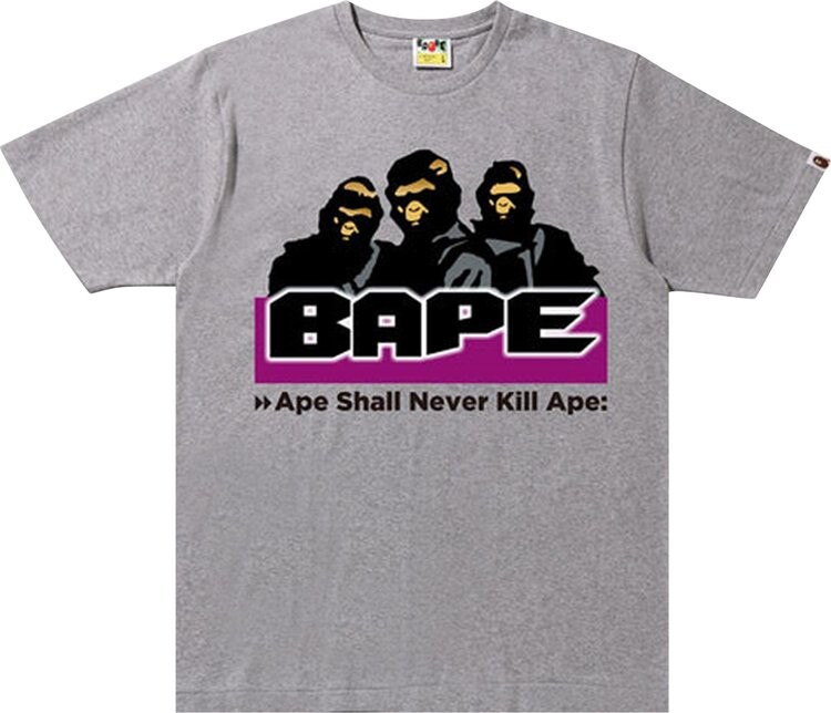 

Футболка BAPE Archive Graphic Tee #8 'Grey', серый