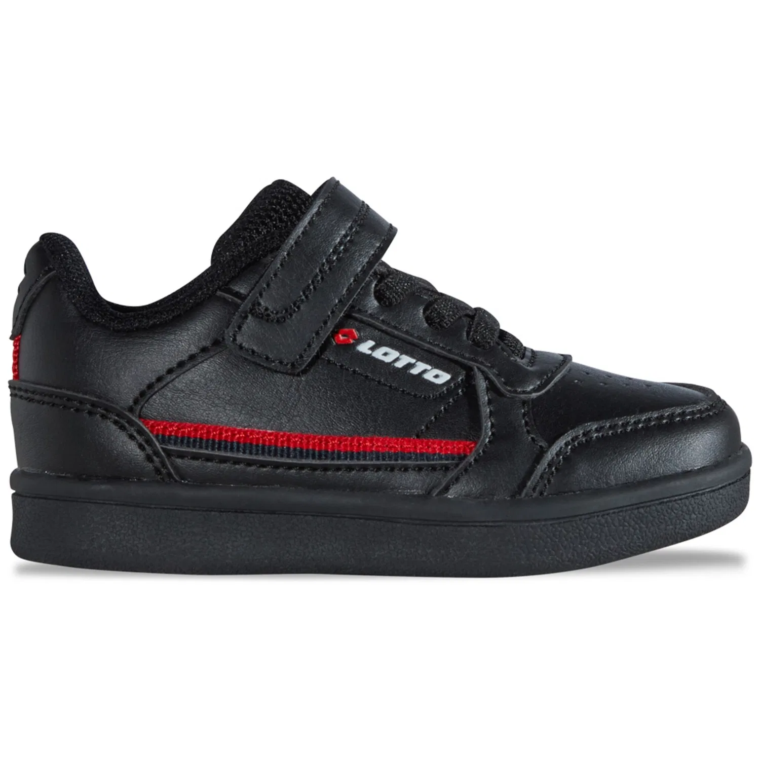 Детские кроссовки ретро Lotto, Black/Red