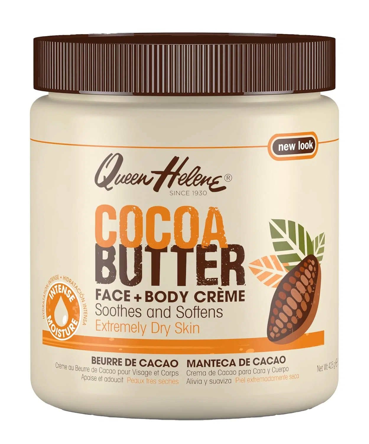 Масло для тела Cocoa Butter, Queen Helene, 142 мл