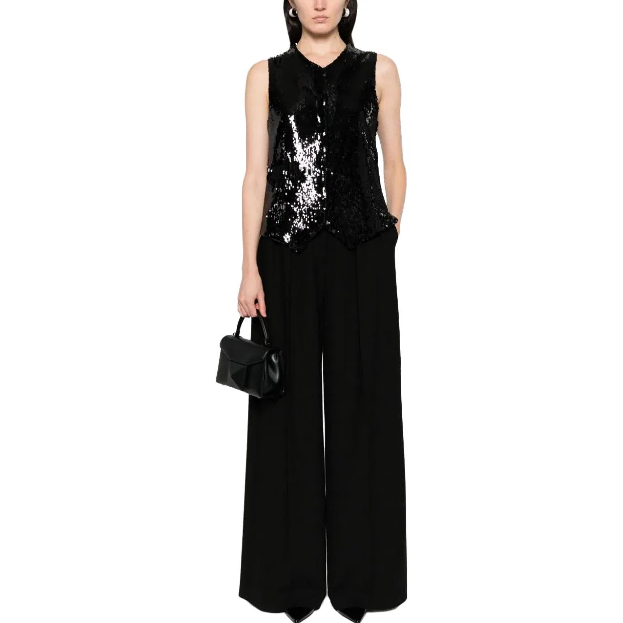 Женский жилет Emporio Armani, Black — фото 3