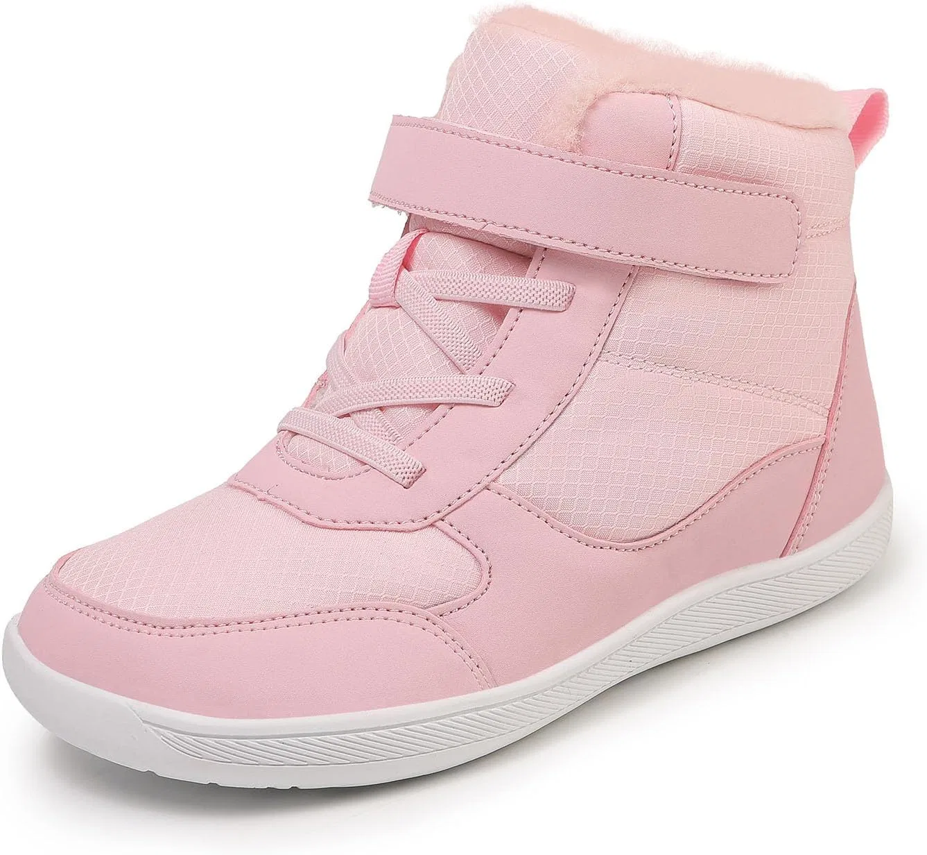 Детские зимние ботинки для девочек и мальчиков с высоким верхом SECHRITE, Pink