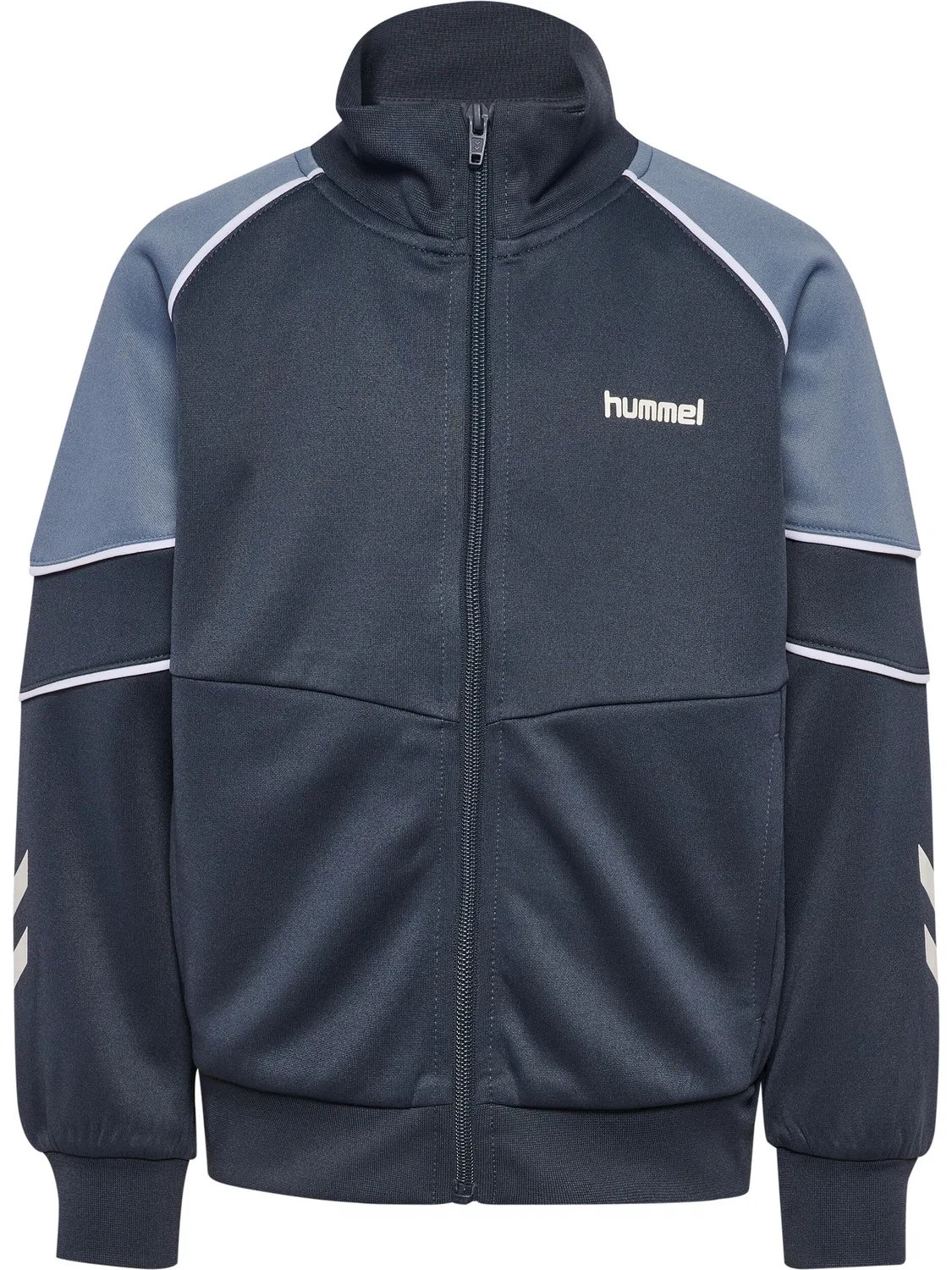 Детская куртка на молнии с контрастными вставками Hmljr Reg Hummel, BLAU Dunkelblau BLAU