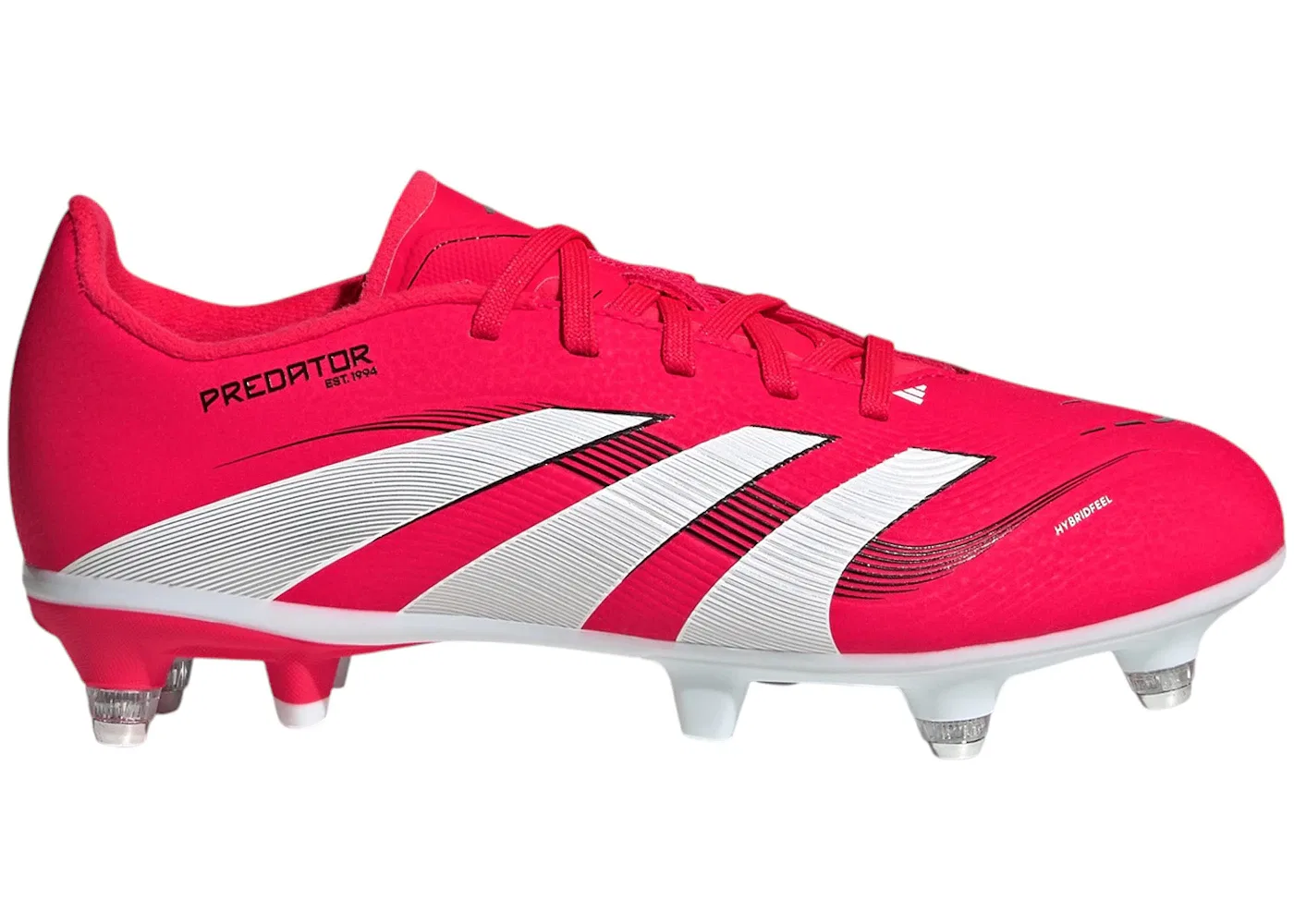 Детские бутсы Predator League SG Adidas, Lucid Red Cloud White Core Black