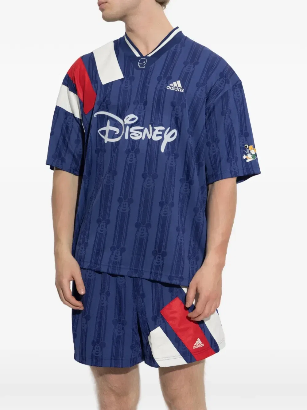 Футболка adidas X Disney Brain Dead с коротким рукавом, синий — фото 3