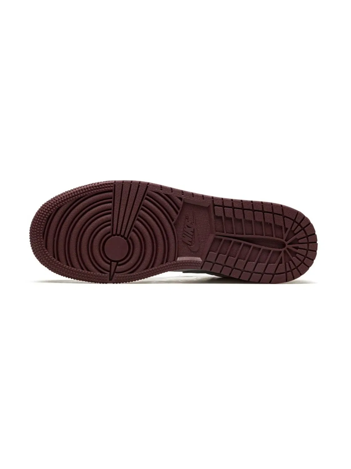Кроссовки Air Jordan 1 Low Bordeaux, красный — фото 4