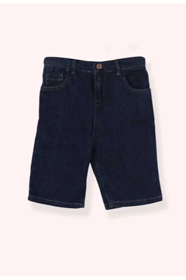 Детские шорты для мальчиков джинсовые Monster Club Denim Shorts Panço, Navy Blue — фото 2