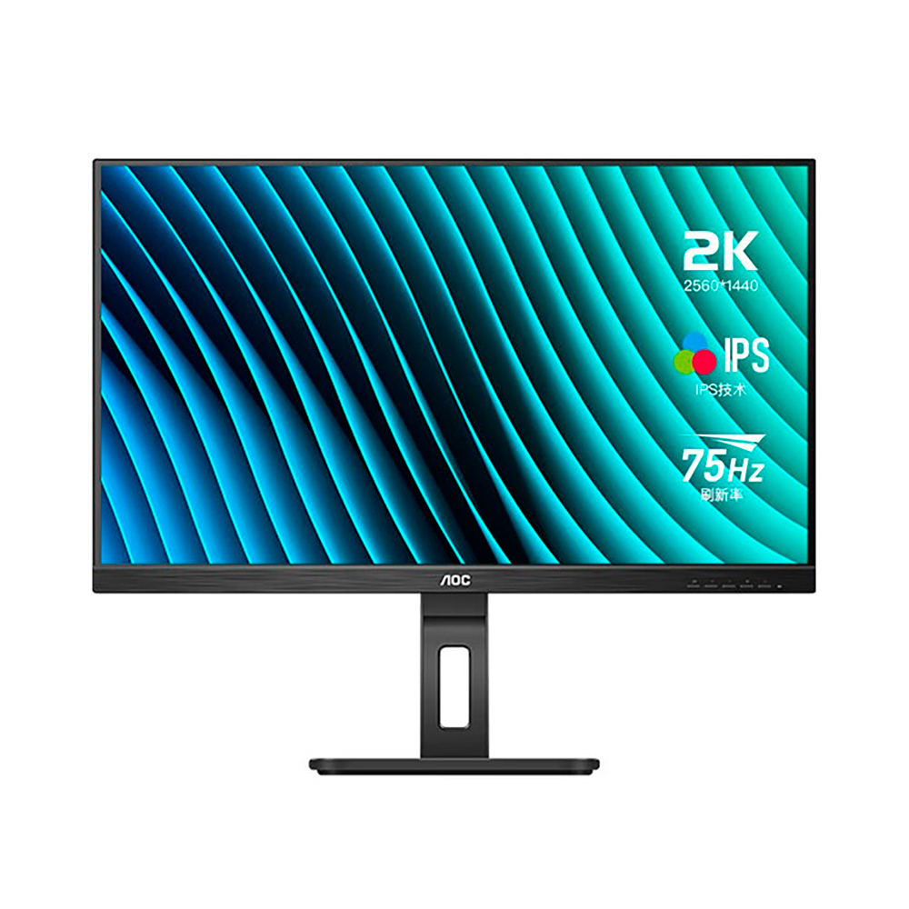

Монитор AOC Q27P2U, 27", 2560x1440, 75 Гц, IPS, чёрный