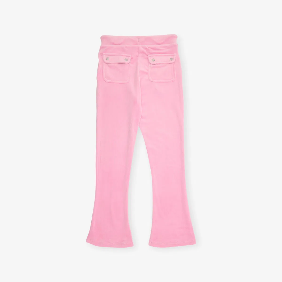 Спортивные брюки-клеш из велюра с логотипом diamante, размер 7-13 лет Juicy Couture, сиреневый — фото 3