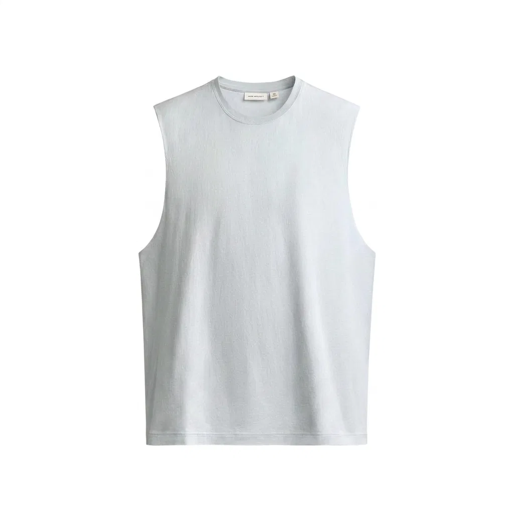 Мужская майка с экипажным вырезом Light Sky Blue ZARA