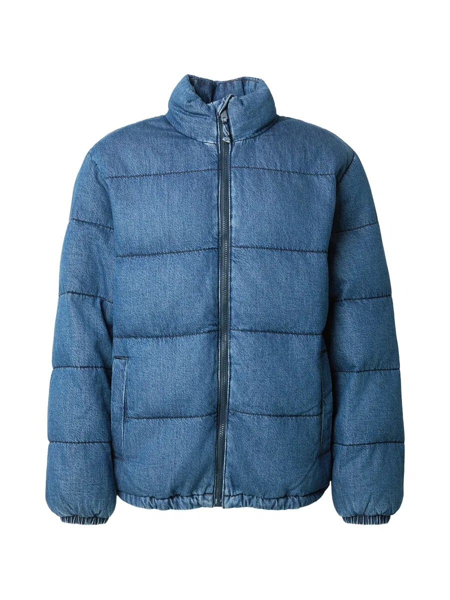 Зимняя куртка LEVI'S 'Piedmont Short Puffer' из синего денима