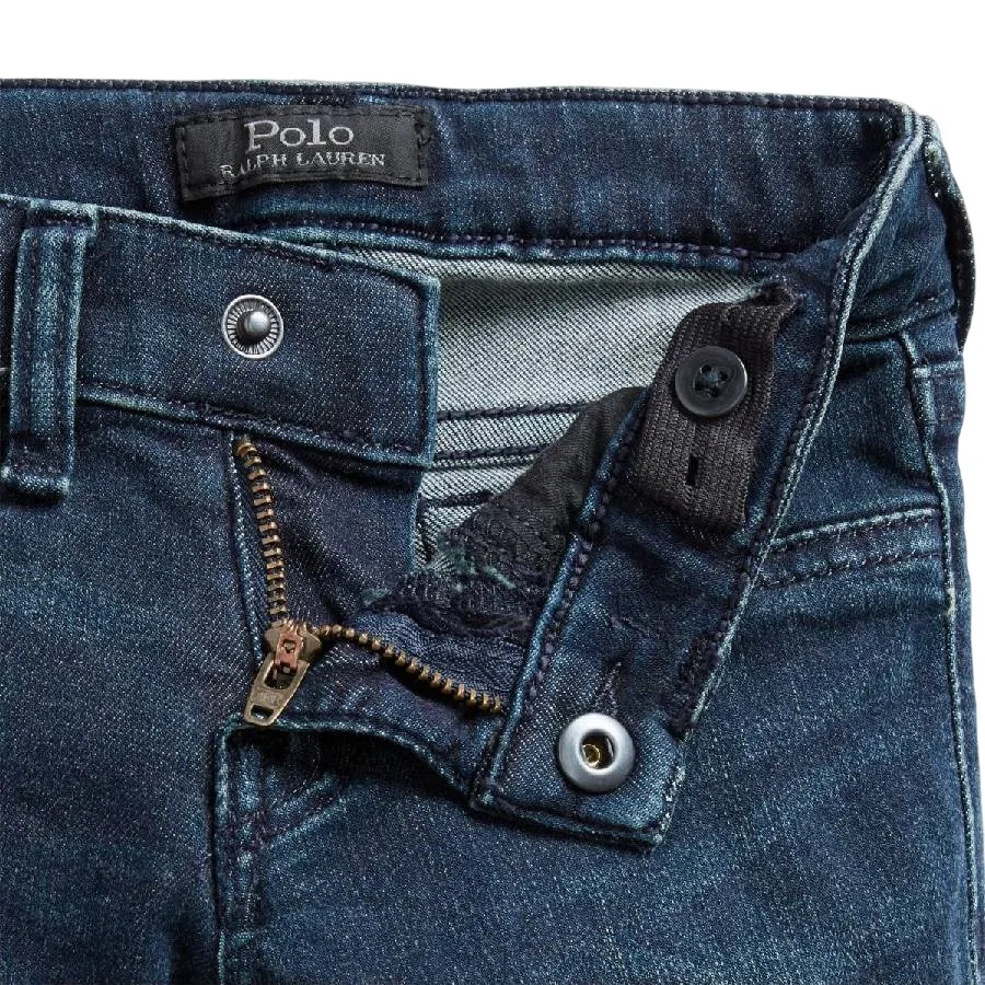 Джинсы прямого кроя с заниженной талией Kids Aubrie Polo Ralph Lauren, Lucey Wash — фото 3