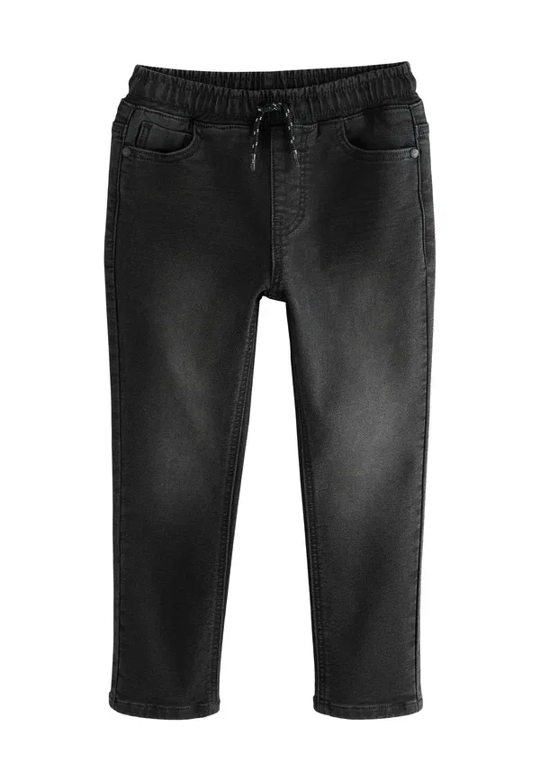 Брюки из стрейч-хлопка 2 шт, tapered fit, Next, Navy, черный/темно-синий — фото 2