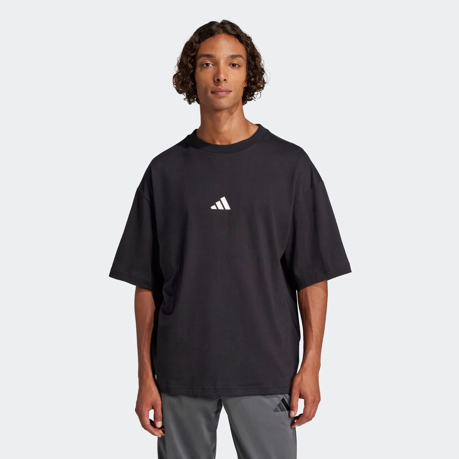 Детская футболка с 3-полосным логотипом Adidas Sportswear, Black — фото 2