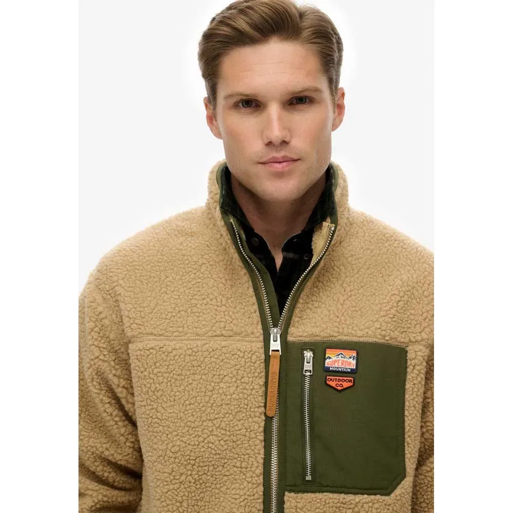 Куртка Vintage Retro Superdry, коричневый — фото 4