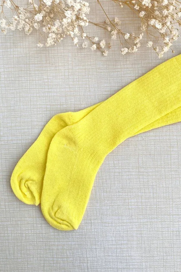 Детские гольфы для девочек и мальчиков хлопковые Esra'S Store, Yellow — фото 2