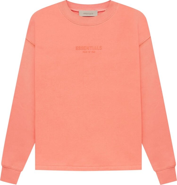 

Толстовка Fear of God Essentials Relaxed Crewneck 'Coral', оранжевый