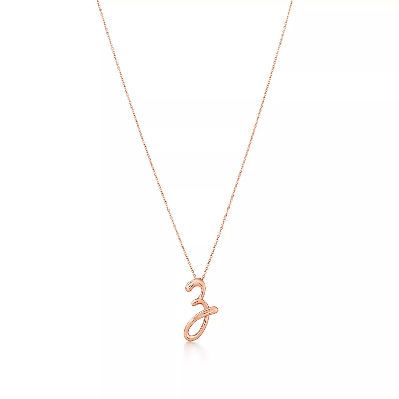 

Колье Tiffany & Co. Letter "Z", розовое золото