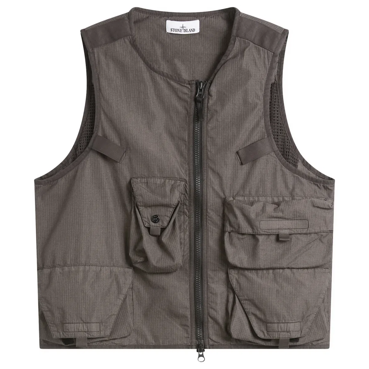 Жилет технический Cotton Nylon Micro Ripstop Stone Island, Charcoal