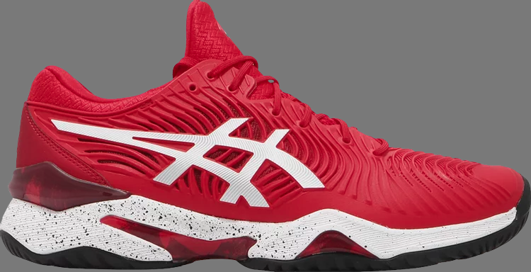 Кроссовки court ff novak le 'classic red' Asics, красный - фото