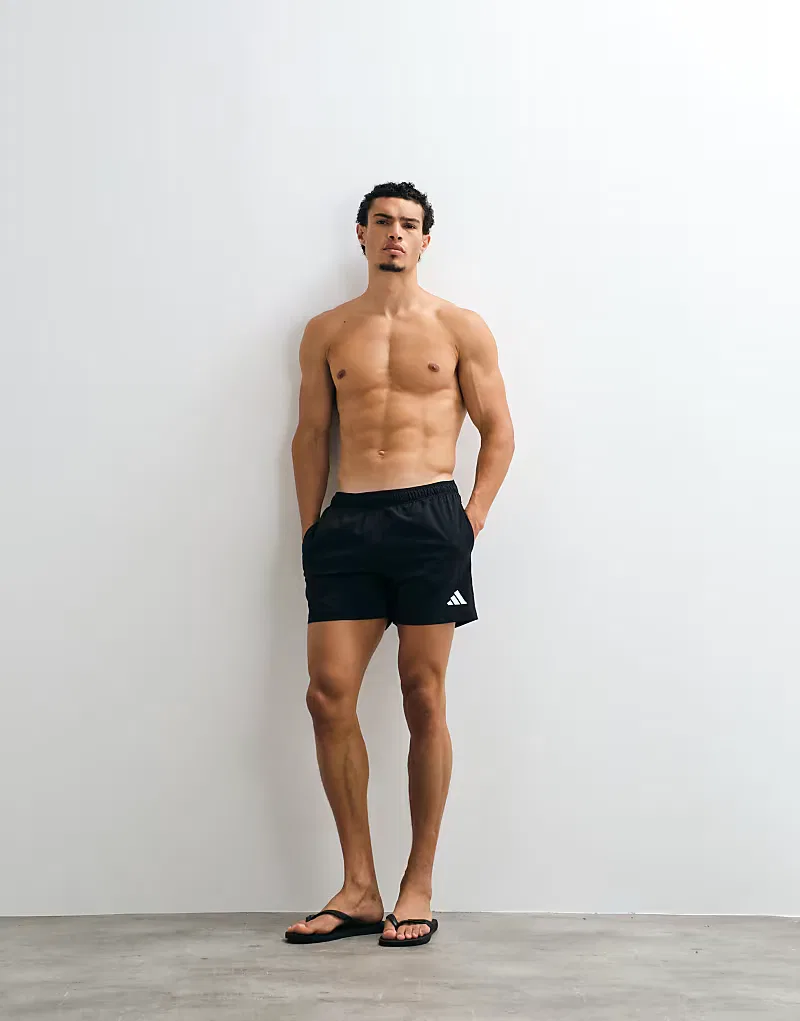 Плавки Adidas Training Essentials с тремя полосками, черный — фото 4