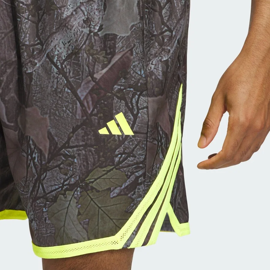 Спортивные шорты ADIDAS PERFORMANCE свободного кроя, черные — фото 4