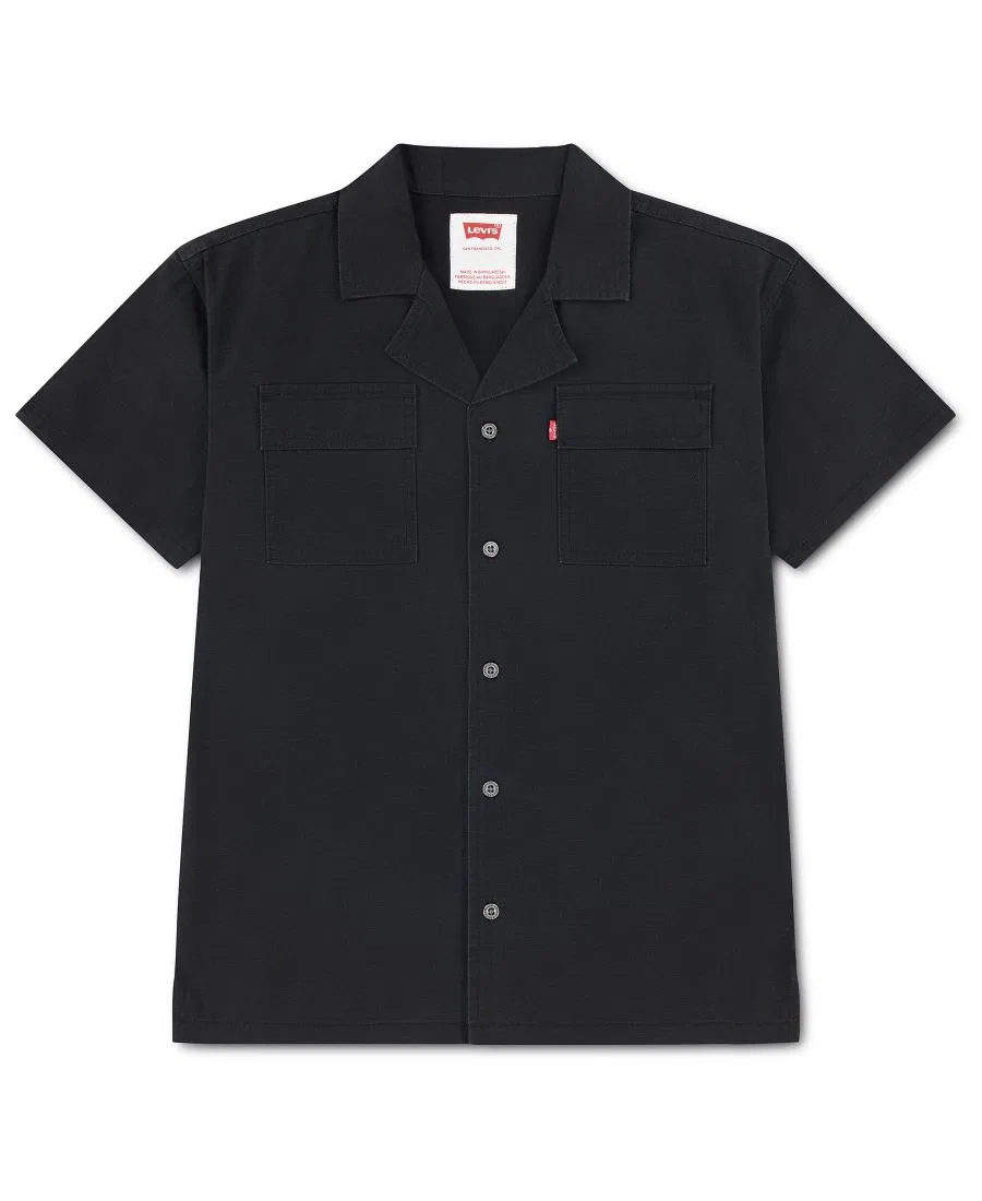 Детская рубашка с коротким рукавом Levi's, Jet Black